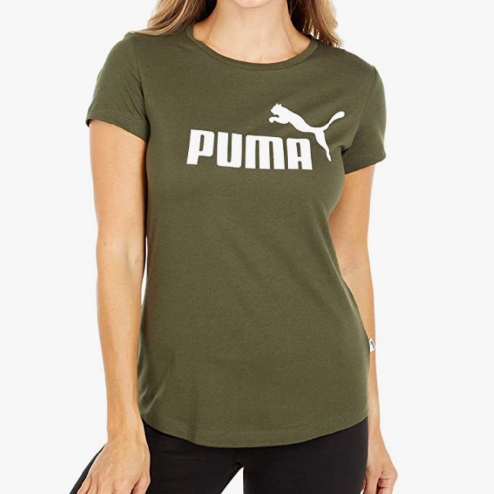 Navy PUMA Women's Essentials Tee.